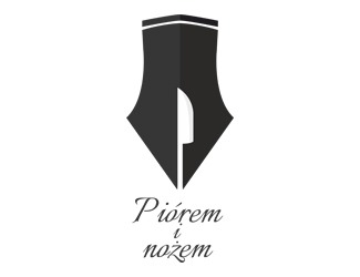 Projekt graficzny logo dla firmy online Piórem i nożem